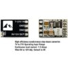this image refers to Matek Micro BEC 7-21V TO 5V/12V-1.5A