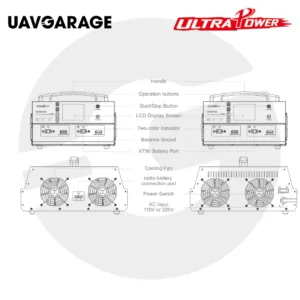 UltraPower UP2400-6S 4x600W Battery Charger - 4 Channel