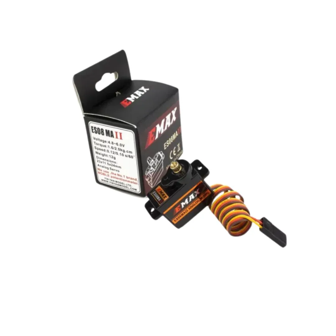 EMAX ES08MA II 12g Mini Metal Gear Analog Servo 4 this image refers to EMAX ES08MA II 12g Mini Metal Gear Analog Servo
