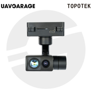 KHP335M608 Fixed focus visible light + 640x512 thermal imaging dual light 120g small gimbal, IP /HDMI output