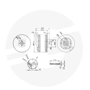 T motor MN4110 300 KV