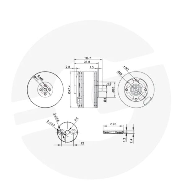 this image refers to T motor MN4110 300 KV