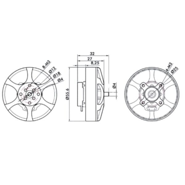 this image refers to T Motor Antigravity MN5008 KV170