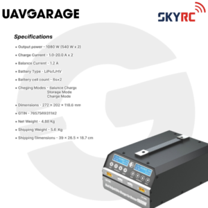 SKYRC PC1080 Dual Channel Charger for Drones