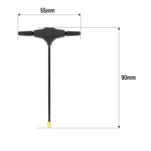 Zerodrag 2.4G U.FL T Antenna for Receivers