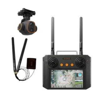 this image refers to Skydroid H12 Pro Remote Control with C12 camera