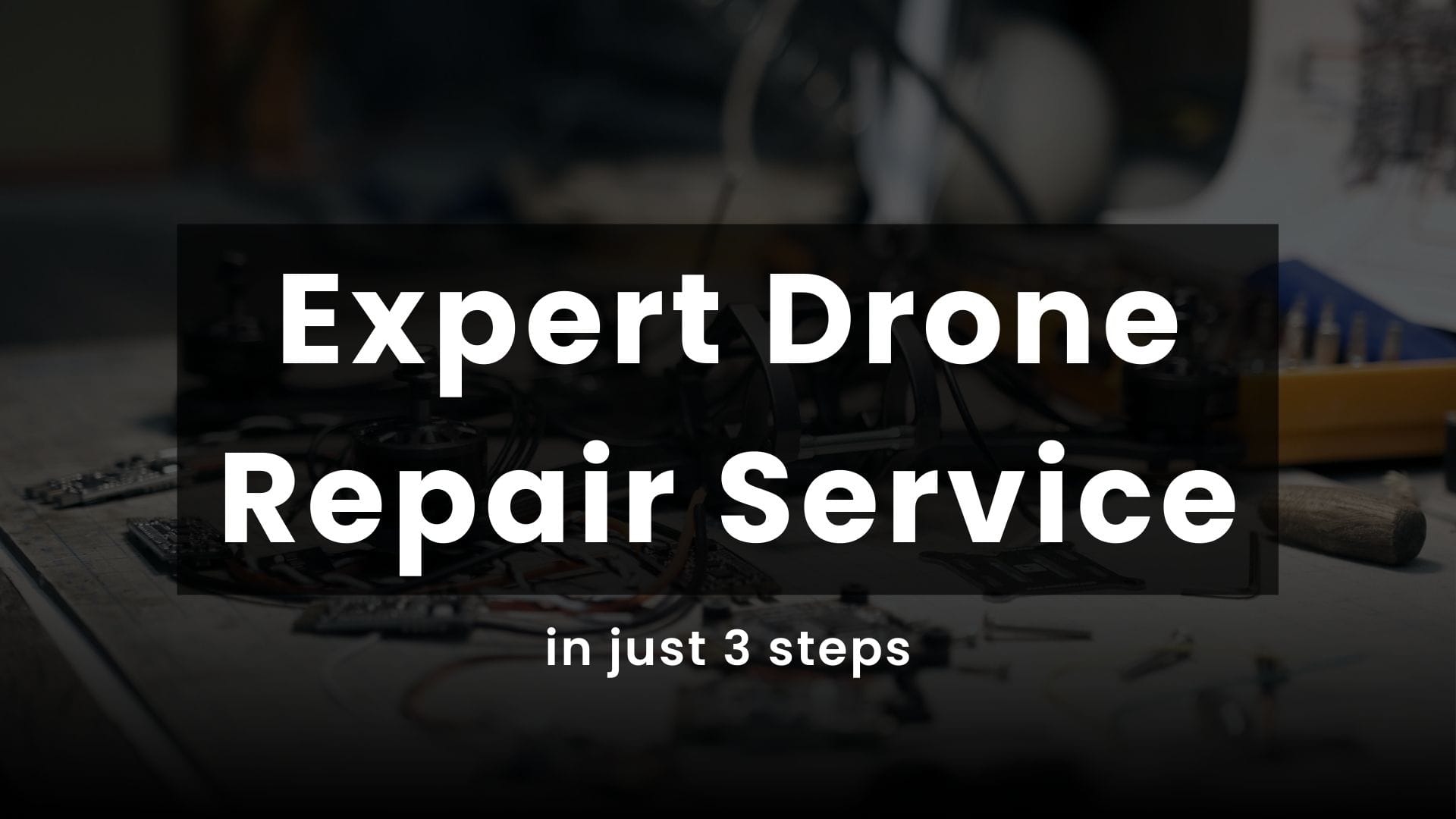 This image is showcases a expert drone repair services