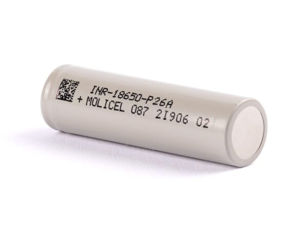 this image refers to Molicel P26A 18650 2600mAh 35A Battery