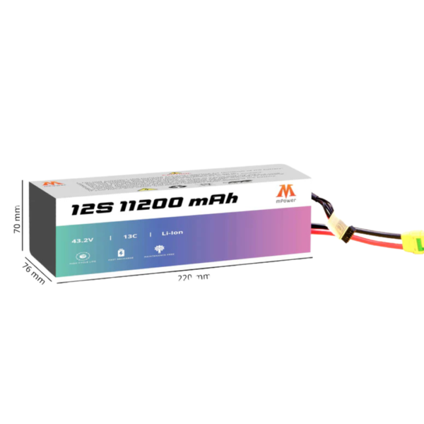 this image refers to mPower 12S 11200mAh Lithium-Ion Battery