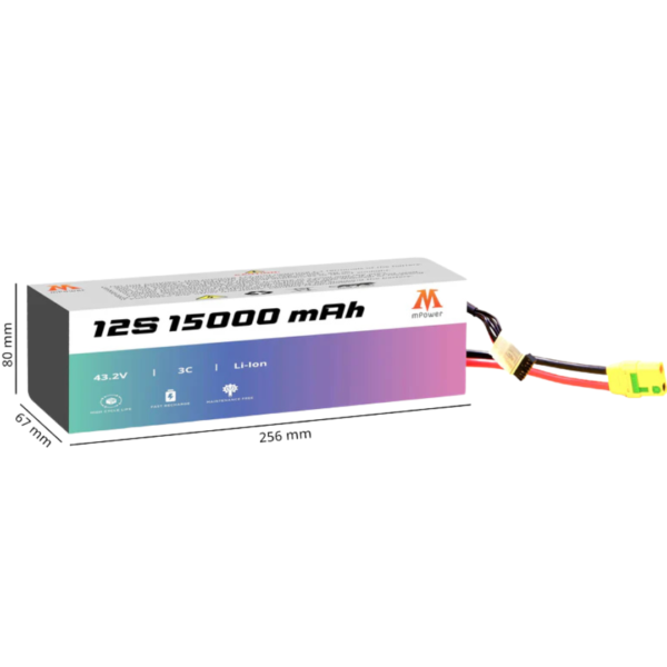 this image refers to mPower 12S 15000mAh Lithium-Ion Battery