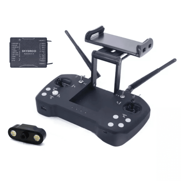 this image refers to the product image of Skydroid T12 2.4GHz 12CH Intergrated Video and Telemtry System with camera