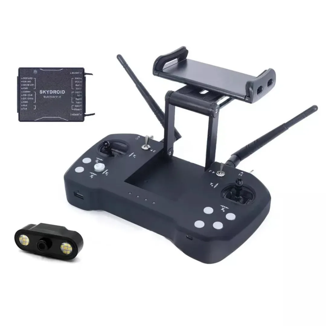 this image refers to the product image of Skydroid T12 2.4GHz 12CH Intergrated Video and Telemtry System with camera