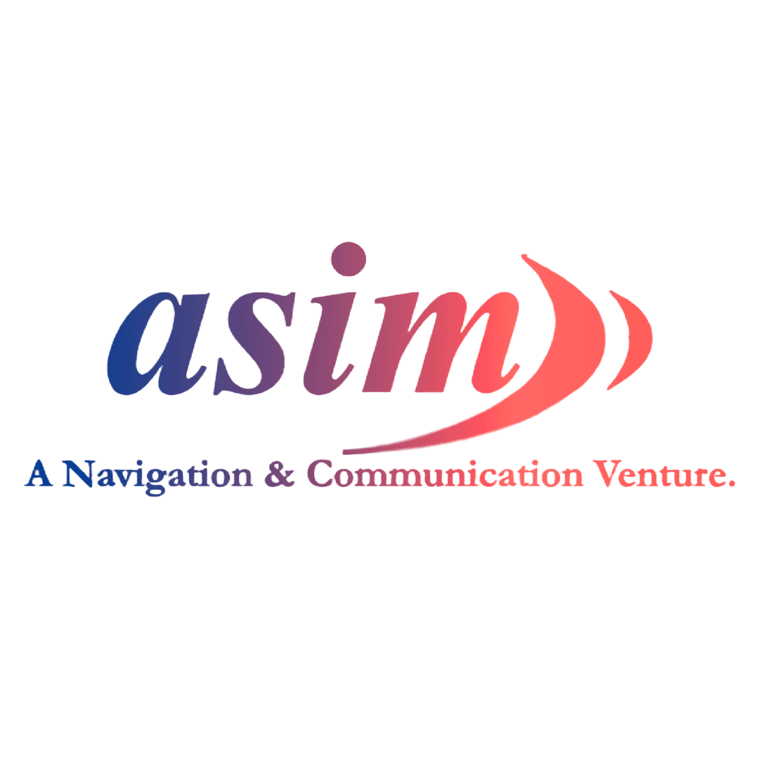 this image refers to the brand logo of ASIM Navigation
