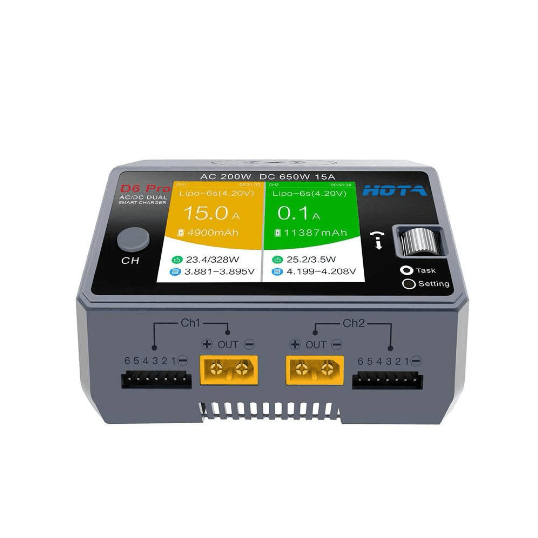 this image refers to the product image of HOTA D6 Pro Charger