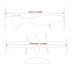 Skywalker SKY245 UAV Fixed Wing VTOL Drones