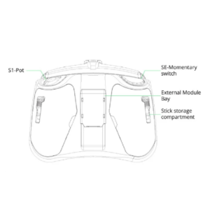RADIOMASTER ELRS 2.4GHz Pocket Radio-Charcoal