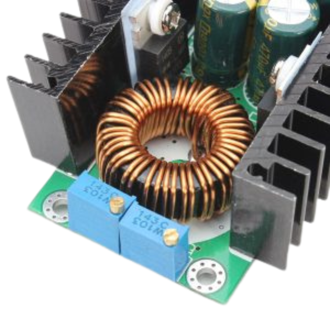 XL4016E1 DC-DC 12A 300W Step-Down 5-40V to 1.2-35V Adjustable Power Supply Module 2 picture showcasing image of XL4016E1 DC-DC 12A 300W Step-Down 5-40V to 1.2-35V Adjustable Power Supply Module