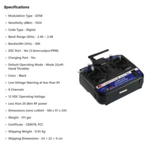 FlySky CT6B 2.4GHz 6CH Transmitter with FS-R6B Receiver