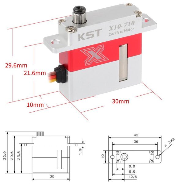 KST Servo X10-710 7