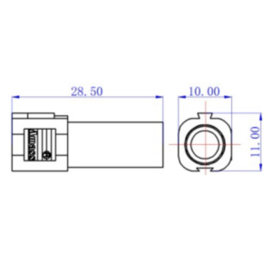 Amass XT150 Female Blue Connector