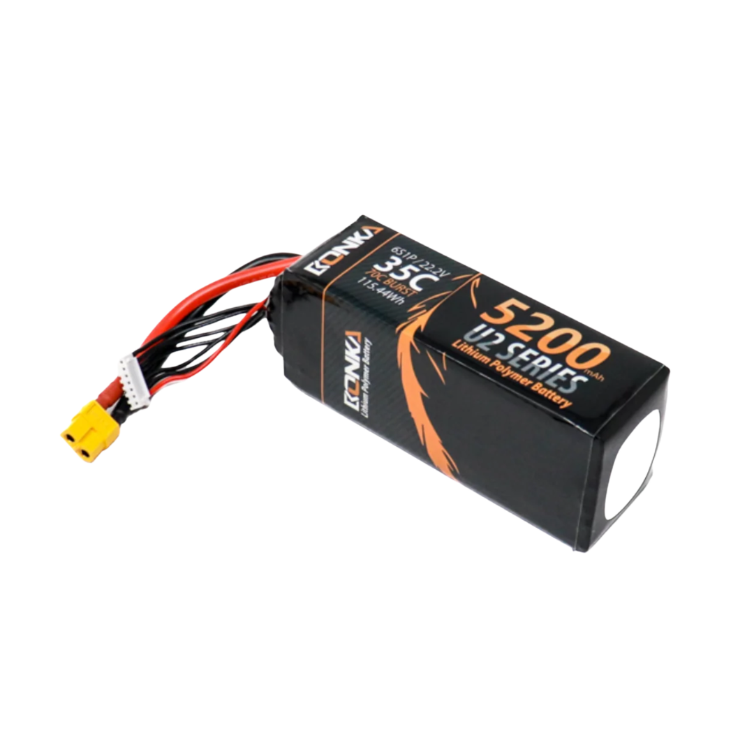 Bonka 5200mAh 22.2V 35C 6S Lithium Polymer Battery Pack 3 Bonka 5200mAh 22.2V 35C 6S Lithium Polymer Battery Pack