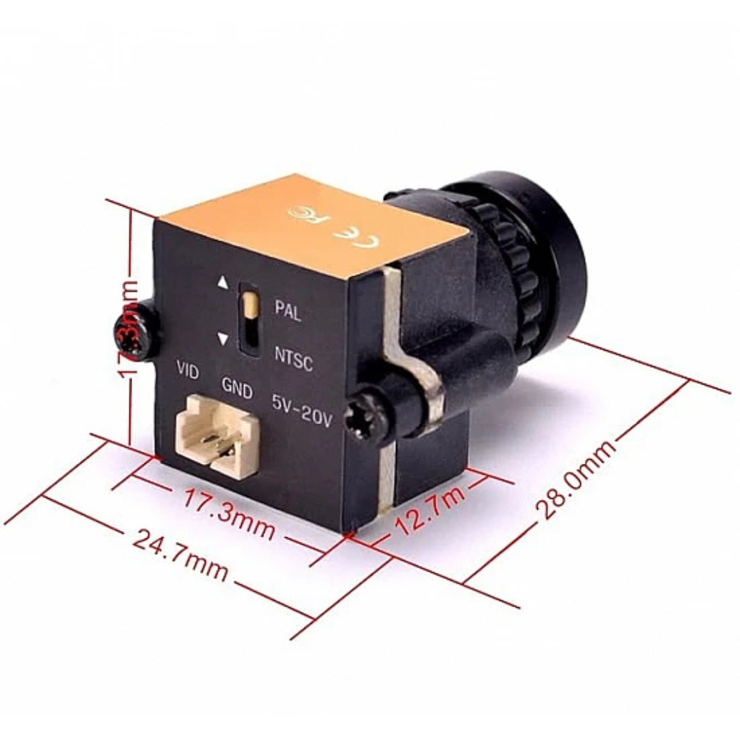 1000TVL 110 Deg 1/3 CCD NTSC PAL Wide Angle FPV Switchable Camera 4 picture showcasing image of 1000TVL 110 Deg 1/3 CCD NTSC PAL Wide Angle FPV Switchable Camera