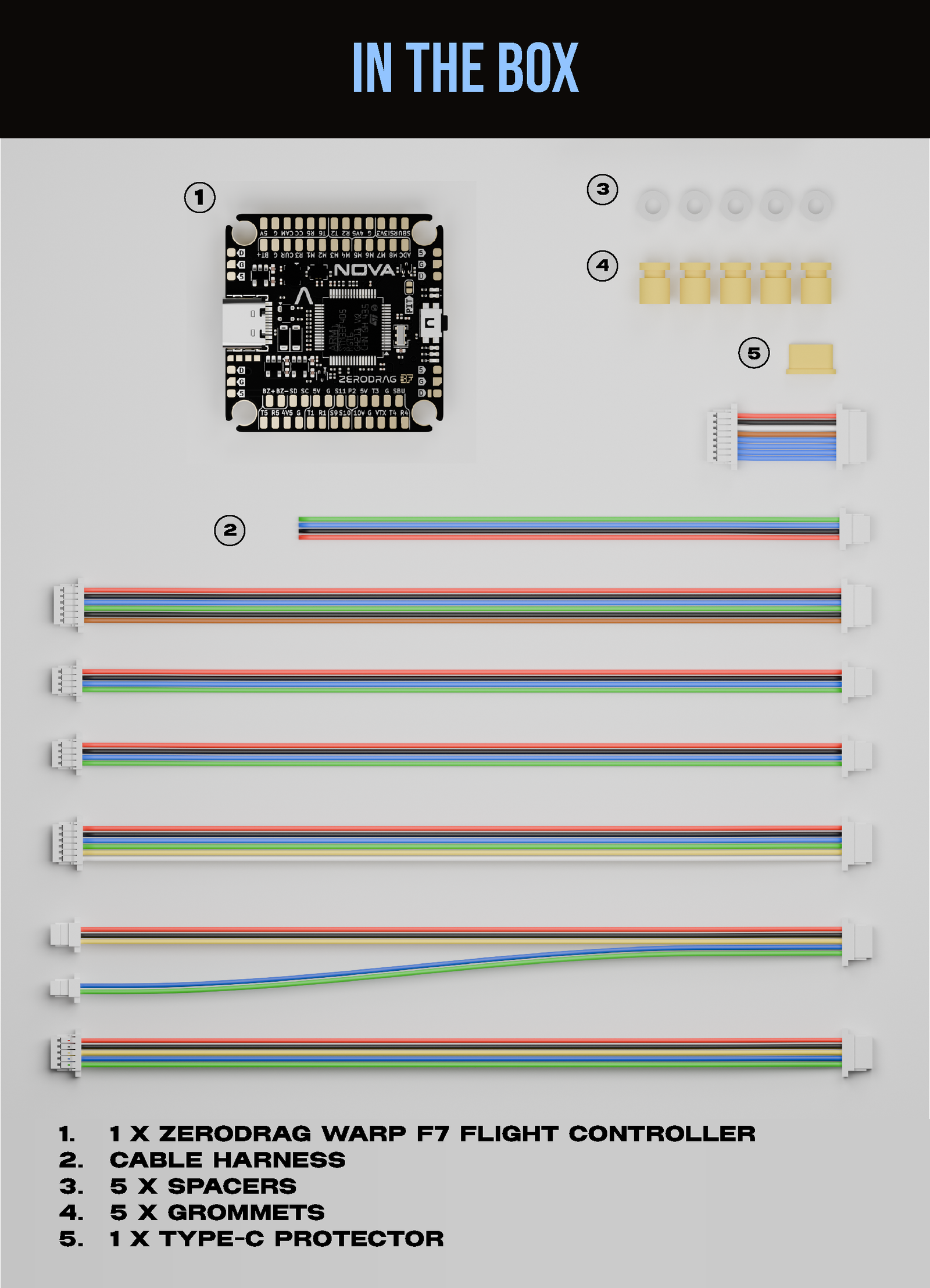 Zerodrag Nova F4 Flight Controller Made in India 6