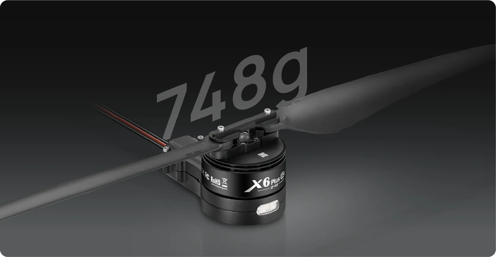 Hobbywing X6 Plus G2 CCW Motor with Prop 5
